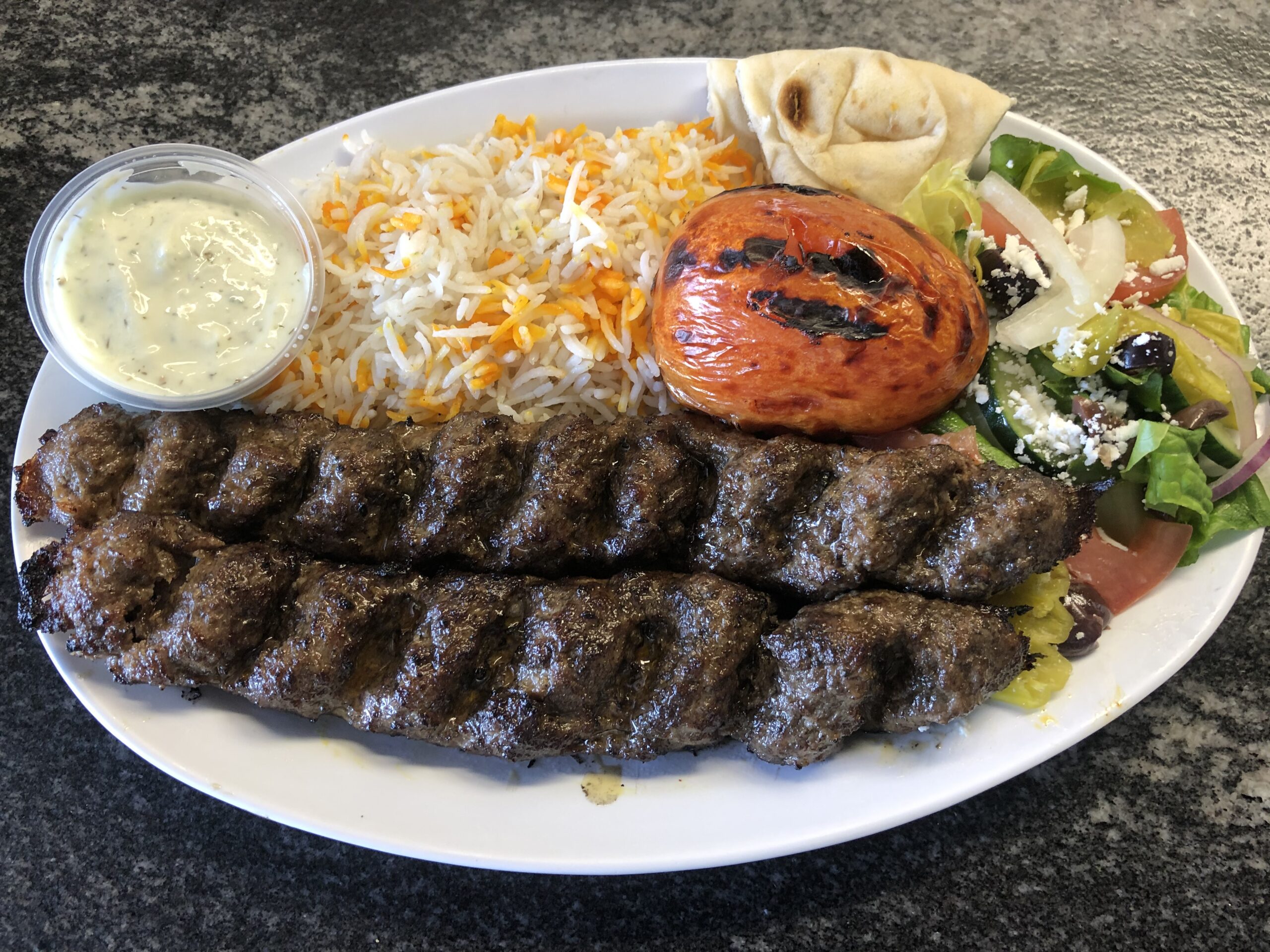 house kebab platter